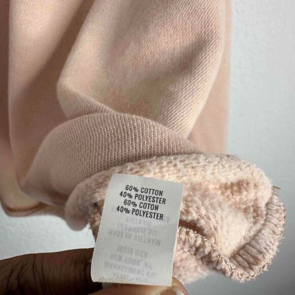 Aerie Sweatshirt Women's M Pastel Cropped‎ Collared Button Up Long Sleeve - Picture 4 of 5